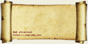 Andjelina Mijalković vizit kartica